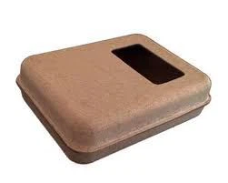 Molded Pulp Clamshell Box Environment Friendly