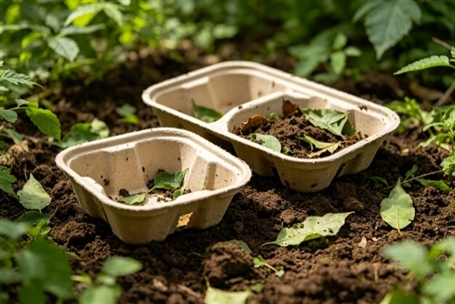 Environmentálne výhody biologicky odbúrateľných obalov z lisovanej buničiny
